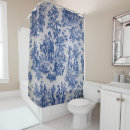 Search for toile shower curtains Blue