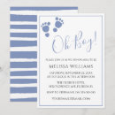 Search for footprint baby shower invitations Mom to be