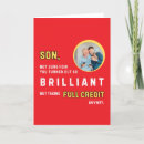 Search for son birthday cards Joke