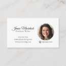 Search for portrait business cards Minimalist