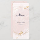 Search for pink and gold menus Blush