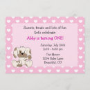 Search for puppy 1st birthday invitations Girls