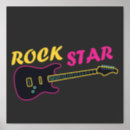 Search for rock star posters black