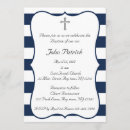 Search for nautical baptism invitations Stripes