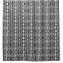 Search for unique shower curtains Black and white
