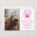 Search for valentines day engagement party invitations Pink