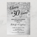 Search for 30th anniversary invitations Cheers to 30 years