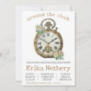 Search for around the clock shower invitations Vintage