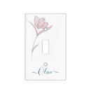 Search for floral light switch covers Pink