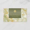 Search for fleur de lis business cards Luxury