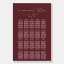 Search for burgundy wedding seating charts Modern elegant