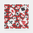 Search for alice in wonderland napkins Red