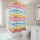 Search for watercolor shower curtains Red