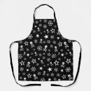 Search for goth aprons Skull and crossbones