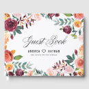 Search for floral guest books Vintage