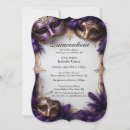 Search for pink and blue masquerade mask invitations Daughter