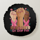 Search for breast cancer awareness pillows October