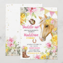 Search for western girl birthday invitations Rodeo