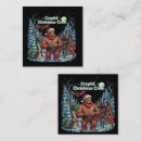 Search for bigfoot business cards Cryptid