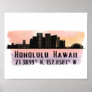 Search for hawaii map posters Honolulu