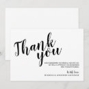 Search for thank you wedding invitations Black