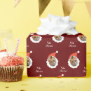 Search for elf wrapping paper Santa and his elves
