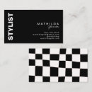 Search for checkerboard business cards Retro