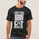 Search for sound engineer tshirts Cat