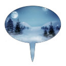 Search for winter cake toppers Snow