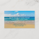 Search for beach house business cards Condo