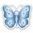 Search for blue butterfly stickers Cute