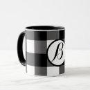 Search for black and white buffalo plaid mugs Halloween