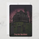 Search for haunted mansion invitations Scary