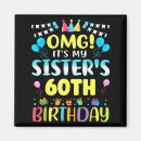 Search for 60th birthday save the date magnets Party