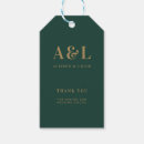 Search for monogram gift tags Gold
