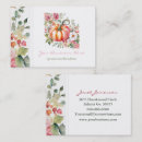 Search for pumpkin business cards Flowers