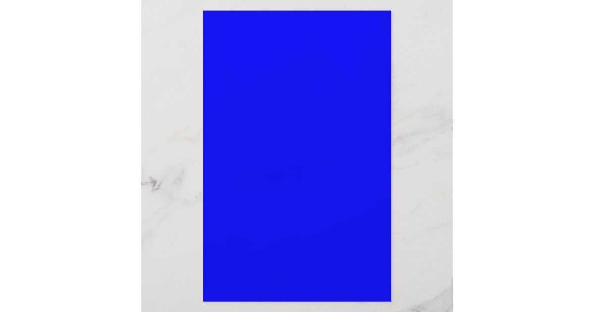0000ff Hex Code Web Color Dark Vibrant Royal Blue Flyer Zazzle Com