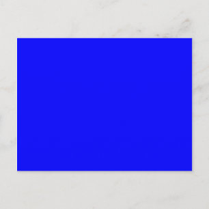 #0000FF Hex Code Web Color Dark Vibrant Royal Blue Postcard