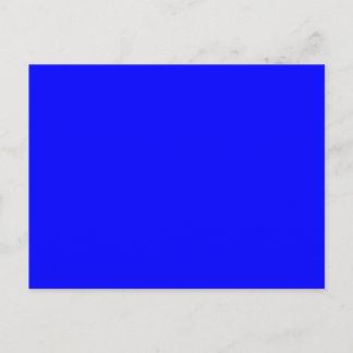 #0000FF Hex Code Web Color Dark Vibrant Royal Blue Postcard