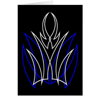 0001 Pinstripe Azul-Blanco