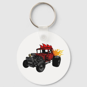 00073 Hot Rod Keychain