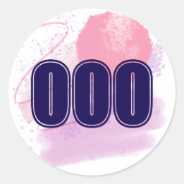 000 Angel Number Limitless Spirit High Vibe Classic Round Sticker