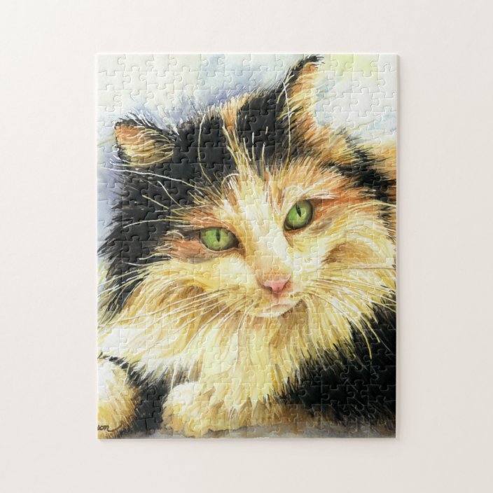 douglas puzzle calico cat