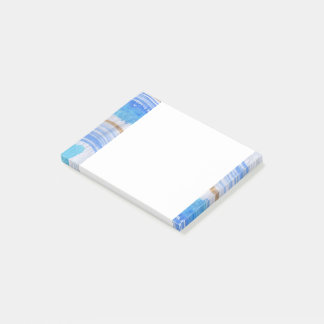 0016A Abstract Blues Post-it Notes