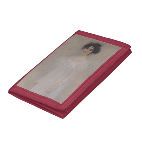 001_009 Gustav Klimt Serena Laederers Portrait  Trifold Wallet