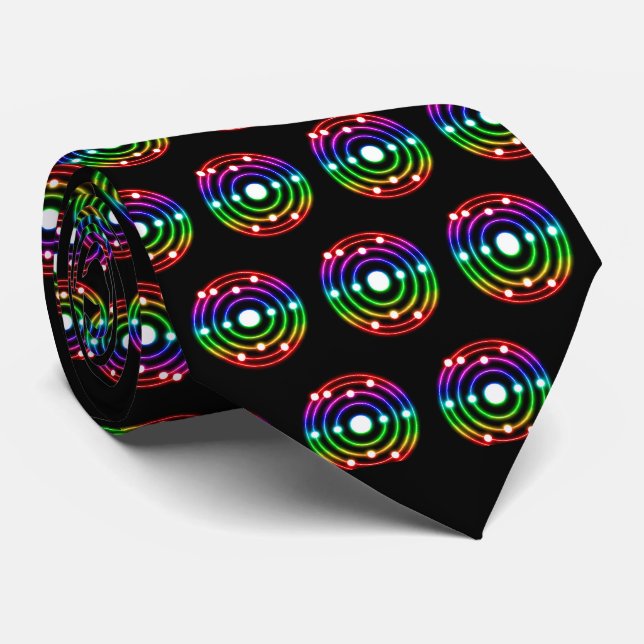 (001:05) Colorful Glowing Sodium Pattern | Black Tie (Rolled)
