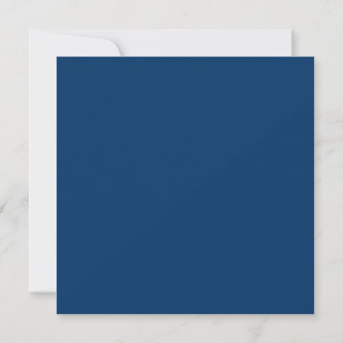 003366 Dark Blue Solid Color Background Invitation