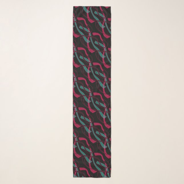 003 ribbon pattern scarf (Front)