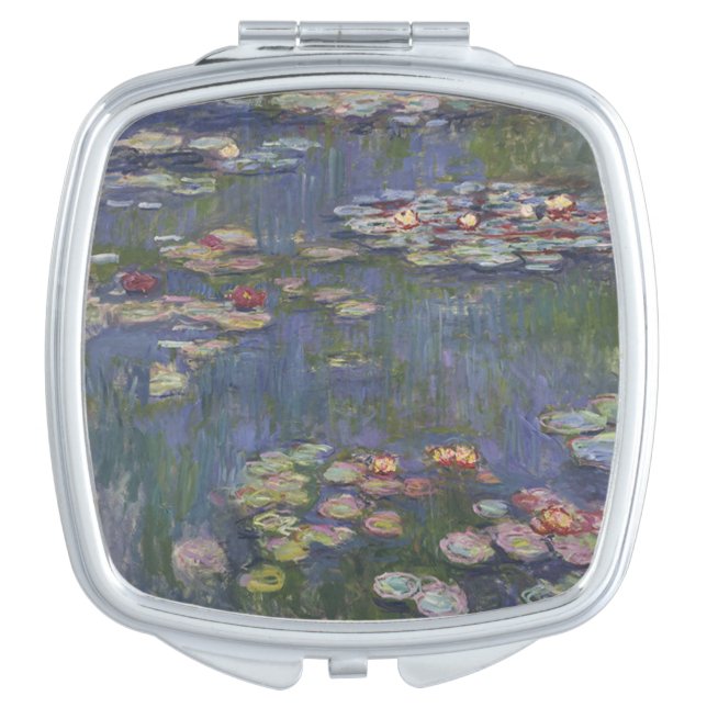 004-001 Claude Monet "Suiren" (1916) Compact Mirro Mirror (Front)