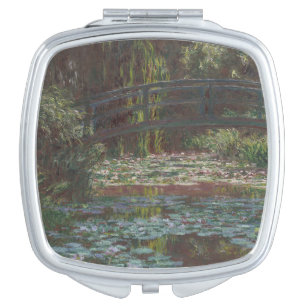 004-002 Claude Monet "Water Lily Pond" Compact Mir Mirror